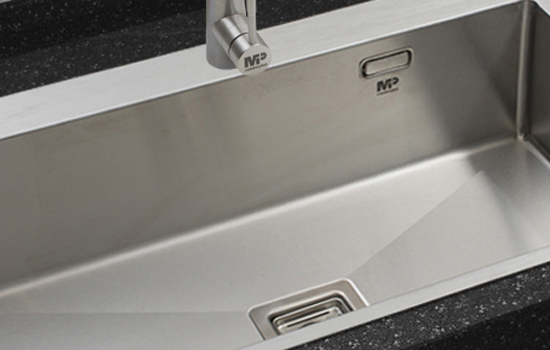 نصب فلاش مونت سینک ظرفشویی دست ساز تک لگن مدل S505SF